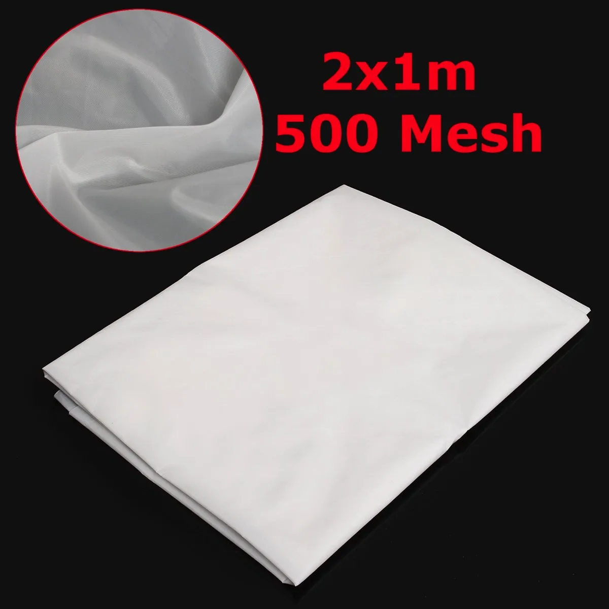 

2Mx1M Nylon Filtration 500 Mesh Water Industrial Filter Cloth Mesh Soya Bean Colander Coffee Strainer