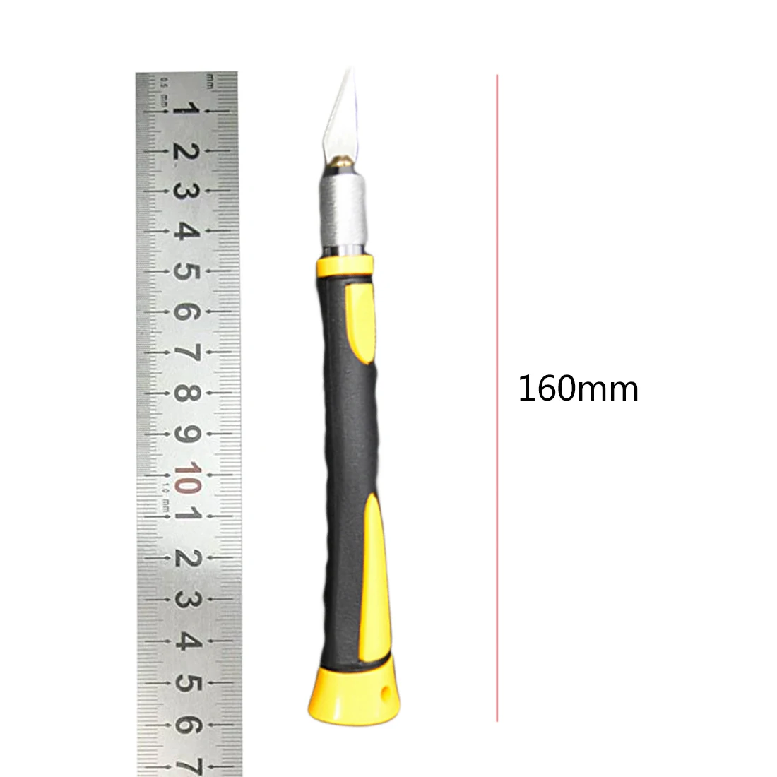 

1pcs Non-slip Handle with 10 pcs SK5 Blades Wood Carving Tools Fruit Food Craft Sculpture Engraving Knife