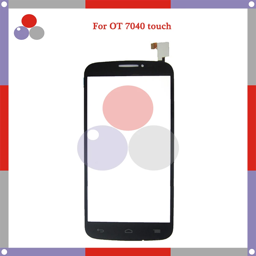 

High Quality For Alcatel One Touch Pop C7 OT7040 7040A 7040D OT7040D OT7041 Touch Panel Glass Front Glass Lens Screen