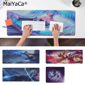 

MaiYaCa League of Legends Ashe Sona Buvelle Silicone large/small Pad to Mouse Game Free Shipping Large Mouse Pad Keyboards Mat