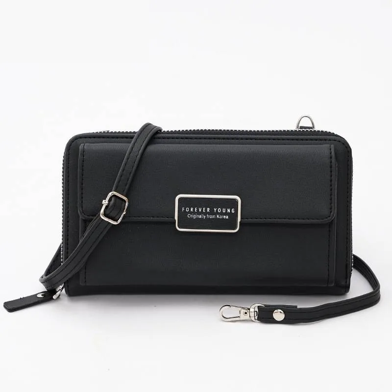 

Luxury Women Bag For iPhone 8 Plus Case PU Leather Pouch For Oneplus 7/Huawei/Samsung/Redmi Mobile Phone Bag Accessories EEMIA