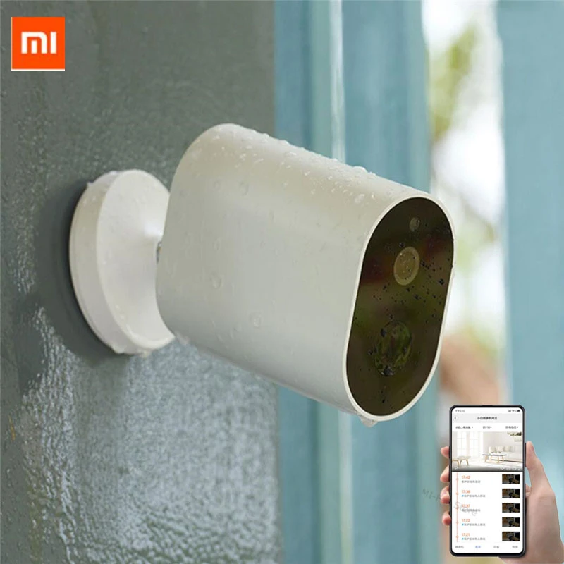 

Xiaomi Smart Wireless Camera 1080P With Battery Gateway 120 Degree IP65 Waterproof AI Humanoid Detection work with mijia APP