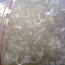 1000 шт. Пластик чернил для татуажа, чашки крышки Чистые Большие классические без основания крышки чернила татуировки пигментные чашки запас