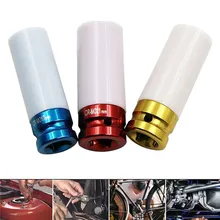 Комплект из 3-х предметов 17/19/21 мм инструменты для ремонта автомобилей с длинными и короткими рукавами и синяя коробка аппаратура, ручной инструмент паровой шин Защита гнезда для ключ, дюймовый стандарт