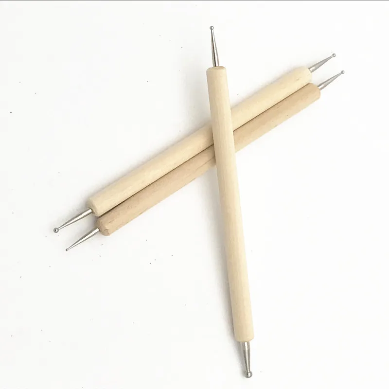 

3PCS/Set New Stainless Steel Leather carving Tools DIY Handmade Leather Carving Indentation Pen For Clay craft Crimping Pen