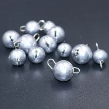 10Pcs/lot Lead Sinker Hook 2g 4g 6g 8g 12g Jig Head Lead Deep Water Bullet Weight Soft Lure Baits Texas Fishing Accessories 2019