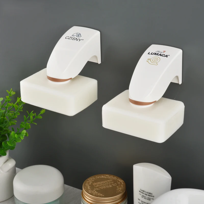 Креативный магнит поглотитель мыла пробивная дренаж для мыла присоска домашняя ванная настенная мыльница