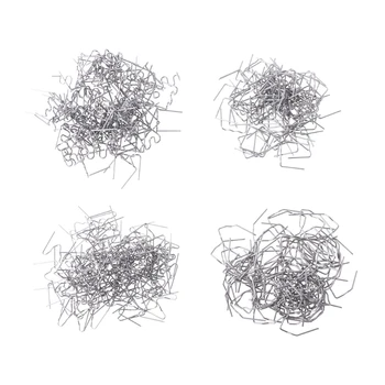 

400Pcs Pre-cut Staples Hot Staples For Plastic Stapler Repair Kit Welder 4 Sizes