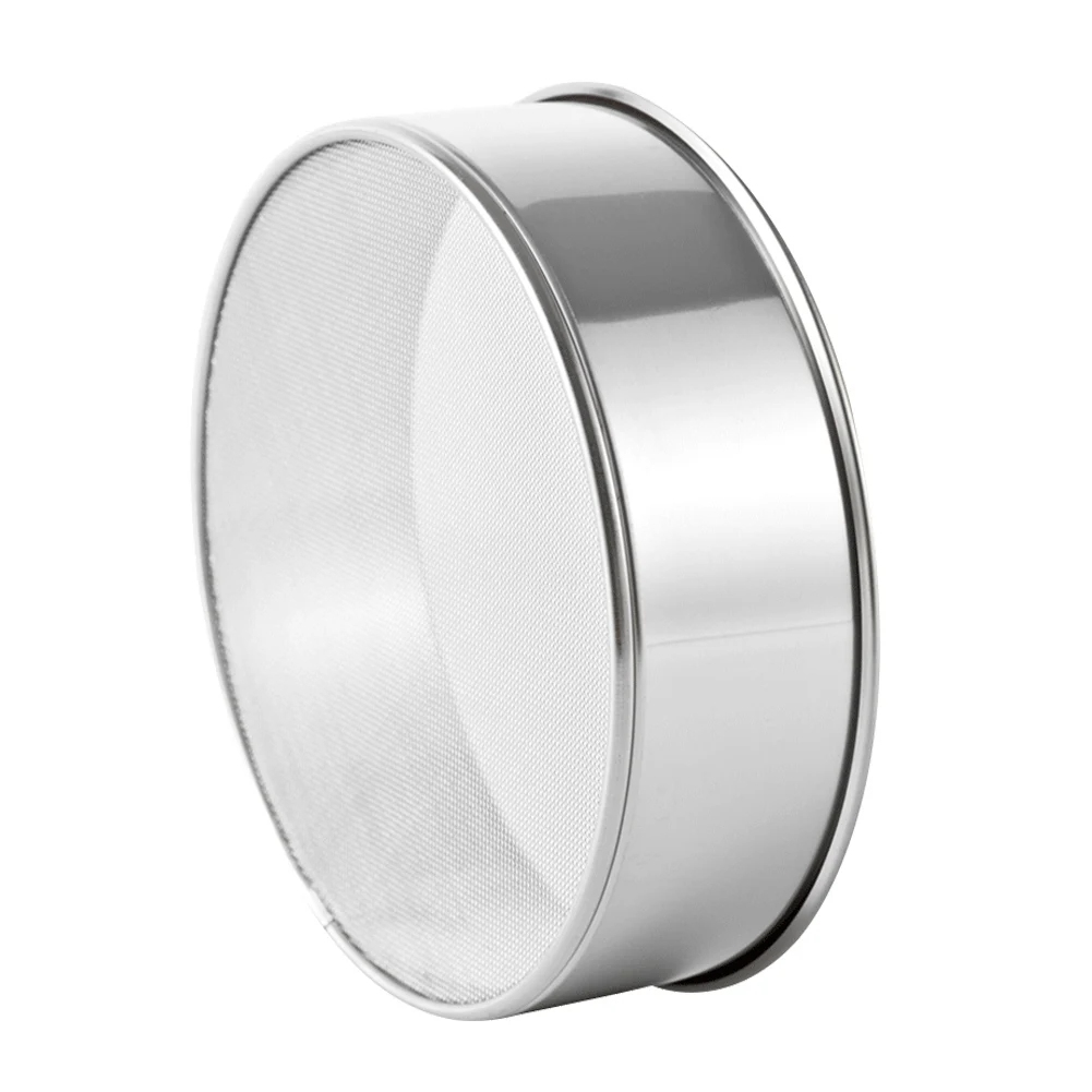 1 Pcs Stainless Steel Flour Sieve Colander Fine Mesh Oil Strainer