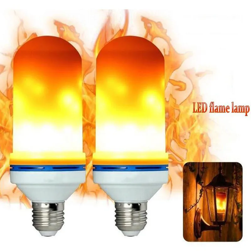 

LED Bulbs E27 B22 LED lamp Flame Effect Fire Lighting 12W 18W Flickering Emulation flame Light 1900-2200K AC85-265V Flame lamp