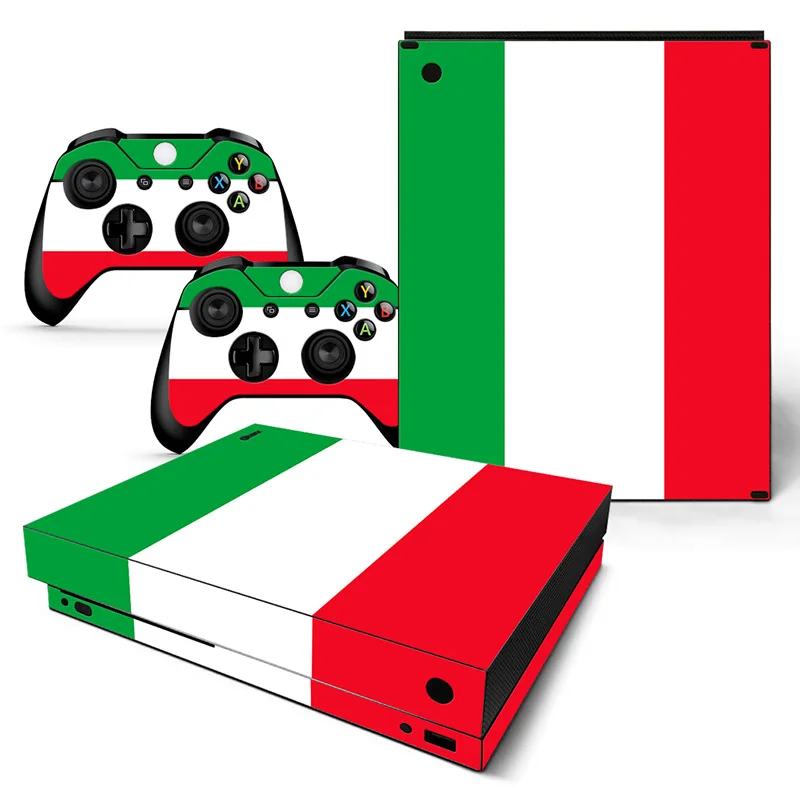 Высший сорт производства для xbox one X консоль и беспроводная кожаная наклейка на контроллер
