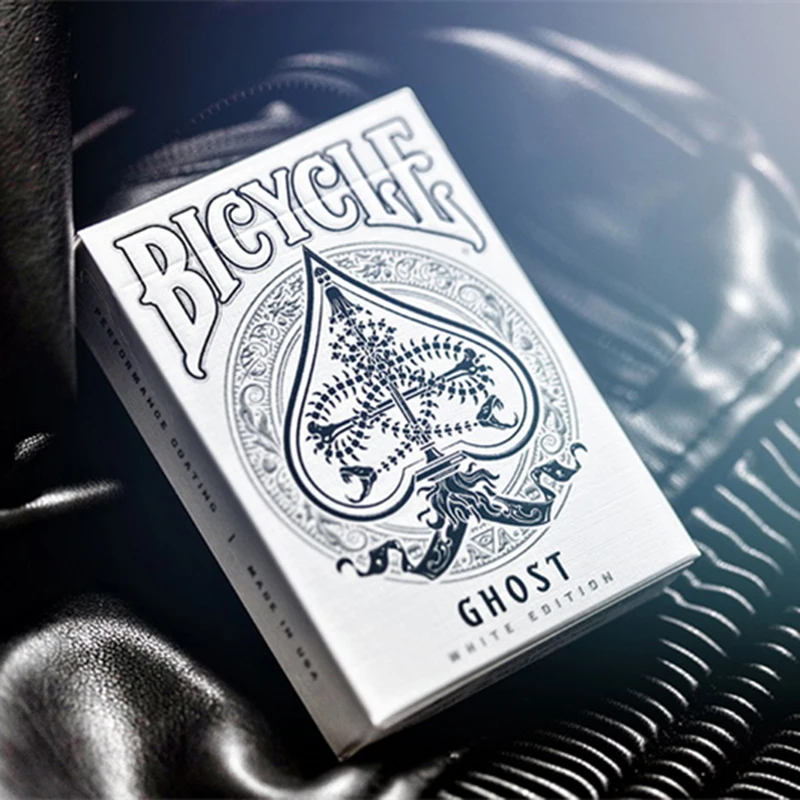 Kopen 1 dek fiets wit ghost dek legacy edition speelkaarten magic props magic magia poker goocheltrucs kaart magic speelgoed 81351