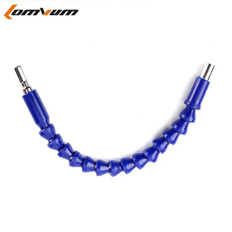 LOMVUM 305mm flexible Cardan shaft  Electric drill electric hand screwdriver bit extension wand hose connection soft shaft images - 6