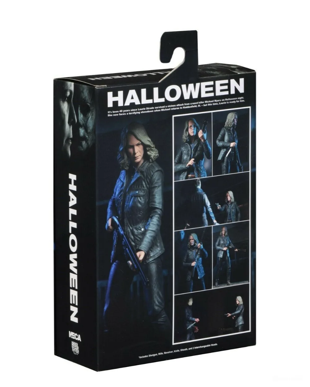 NECA Хэллоуин конечной Лори стробе Майкл Майерс Тыква с светодиодный свет Фигурки игрушки куклы Gife