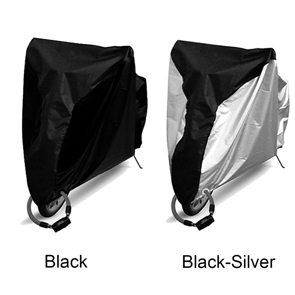 Bicycle Cover Sunshine Dustproof Bike Rain Cover Motorcycle Waterproof UV Protector Cover With Lock Hole For Scooter Bicycle