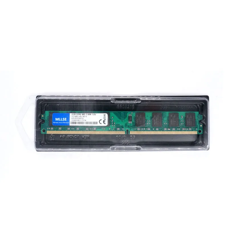 MLLSE новая герметичная Память DIMM DDR2 800 МГц 2 Гб PC2-6400 для настольной оперативной памяти, хорошее качество! совместима со всеми материнскими платами