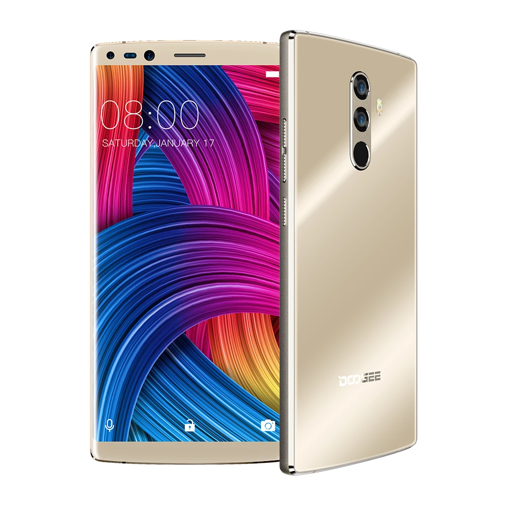  DOOGEE Mix 2 6GB RAM 64GB ROM Helio P25 Octa Core 5.99'' FHD+ Smartphone Quad Camera 16.0+13.0MP 8.