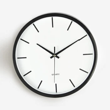 

White Plastic Bedroom Wall Clock Study Room Home Wall Clock Digital Clocks Large Decorative Clocks Duvar Saatleri Watch 50KO540