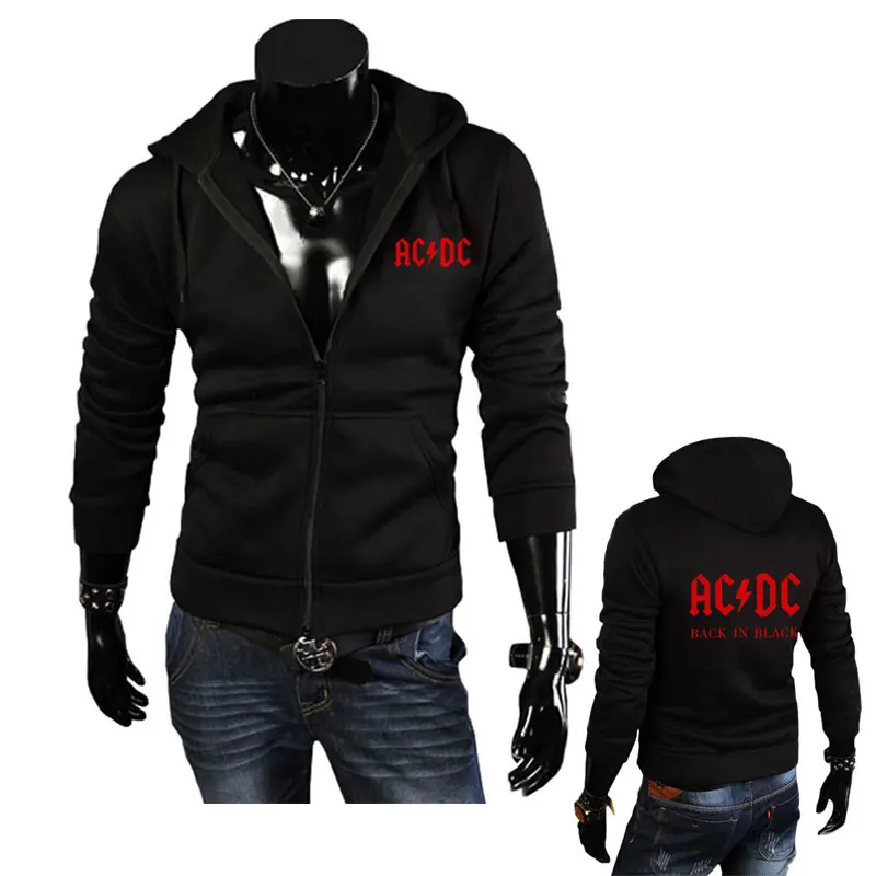 

Autumn Winter New fashion AC/DC band rock sweatshirt Mens acdc Graphic hooded men Print Casual hoodies hip hop brand tracksui