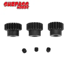 SURPASS HOBBY 3Pcs 48DP 3.175mm 13T-15T/16T-18T/ 19T-21T/21T-23T Pinion Motor Gear Combo Set for 1/10 RC Brushed Brushless Car surpass hobby 540 80t 13t 17t 21t 23t 27t 35t brushed motor for 1 10 off road rock crawler climbing rc car parts brushed motors