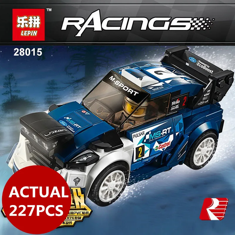 

Lepin 28015 227Pcs Genuine Car Series The Racing car Set Building Blocks Bricks Toys Model birthday gifts boy toys