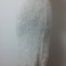 Пользовательские благородный зима Для женщин Вязание норки кашемировая юбка Осенняя теплая длинная юбка индивидуальные Многоцветный Z3