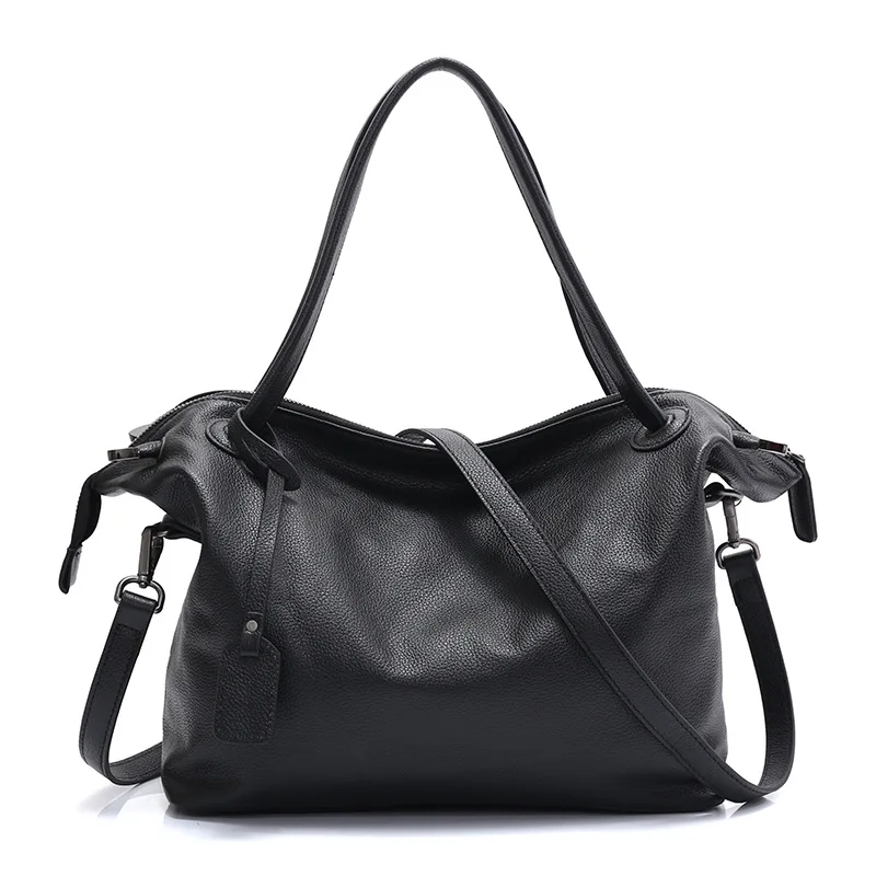 

AODUX Calfskin 100% Genuine Cow Leather Women's Long Handle Shoulder Bag Fashion Handbag Cross Body Messenger Bags Satchel Bolsa