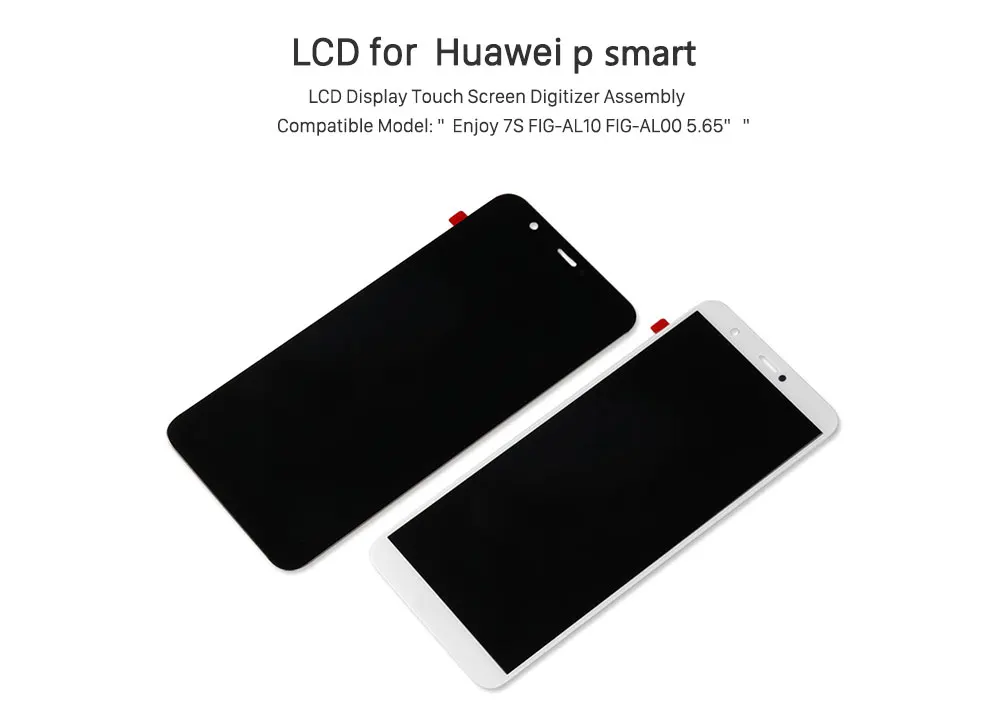 Для huawei P Smart ЖК-экран протестированный AAA ЖК-дисплей+ сенсорный экран Замена с рамкой для huawei P Smart 5,65''