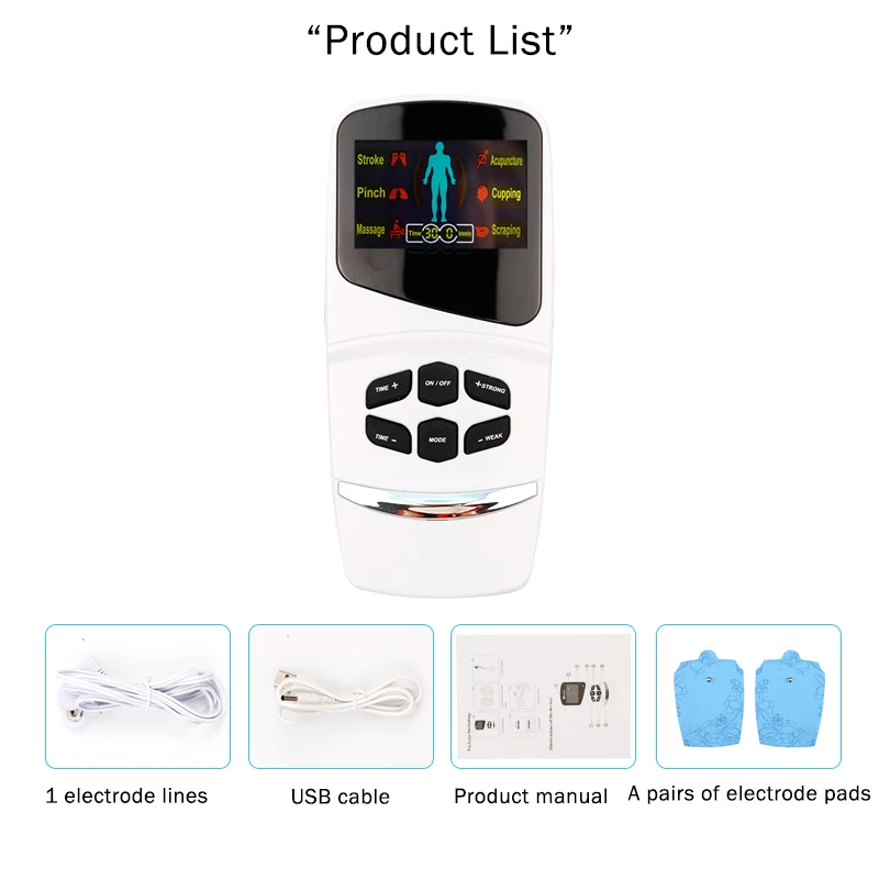 6 Modes Electric Body Pulse Massager Tens Acupuncture Physiotherapy Slimming Machine Neck Back Pain Relief EMS Muscle Stimulator 6 Modes Electric Body Pulse Massager Tens Acupuncture Physiotherapy Slimming Machine Neck Back Pain Relief EMS Muscle Stimulator