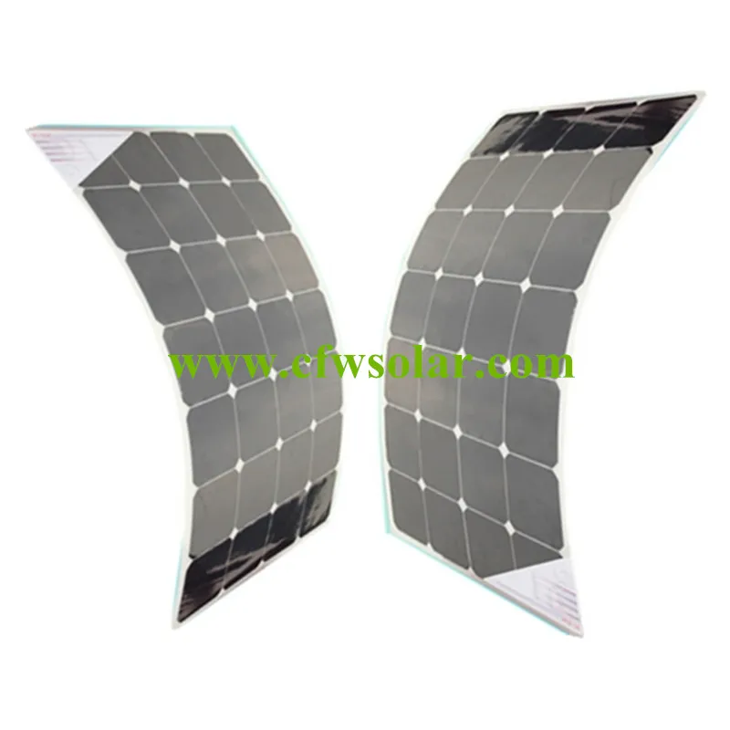 Factory directly price 160W is two pcs of module 80W flexible solar panel, solar power charger, with front side connection box Factory directly price 160W is two pcs of module 80W flexible solar panel, solar power charger, with front side connection box