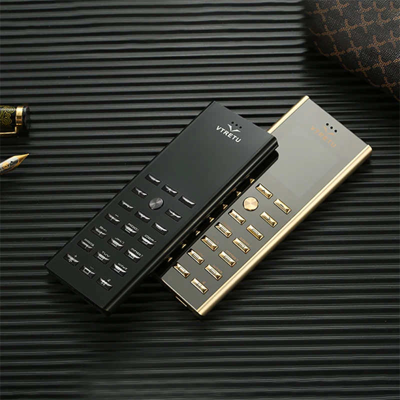 Роскошный маленький металлический корпус с мини картой двумя sim картами сотовый