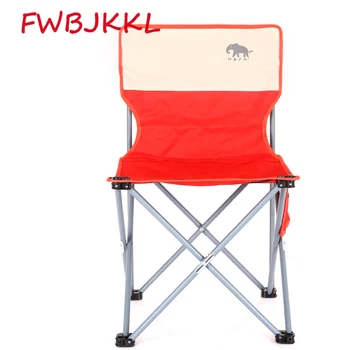 

Fishing Chair Folding Portable Camping Chair Seat Oxford Cloth Aluminum Fishing Chair Outdoor Beach Chair Stool Red Balck