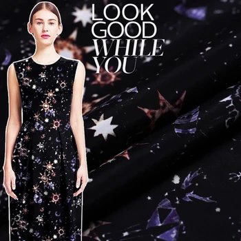 

Free shipping! 29 Momme silk stretch re-crepe fabric dress silk fabric 100% silk fabrics wholesale high quality silk cloth