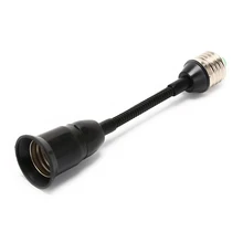 1 шт. переходник 220 В гибкий 20 см удлинитель светодиодный держатель лампы преобразователи