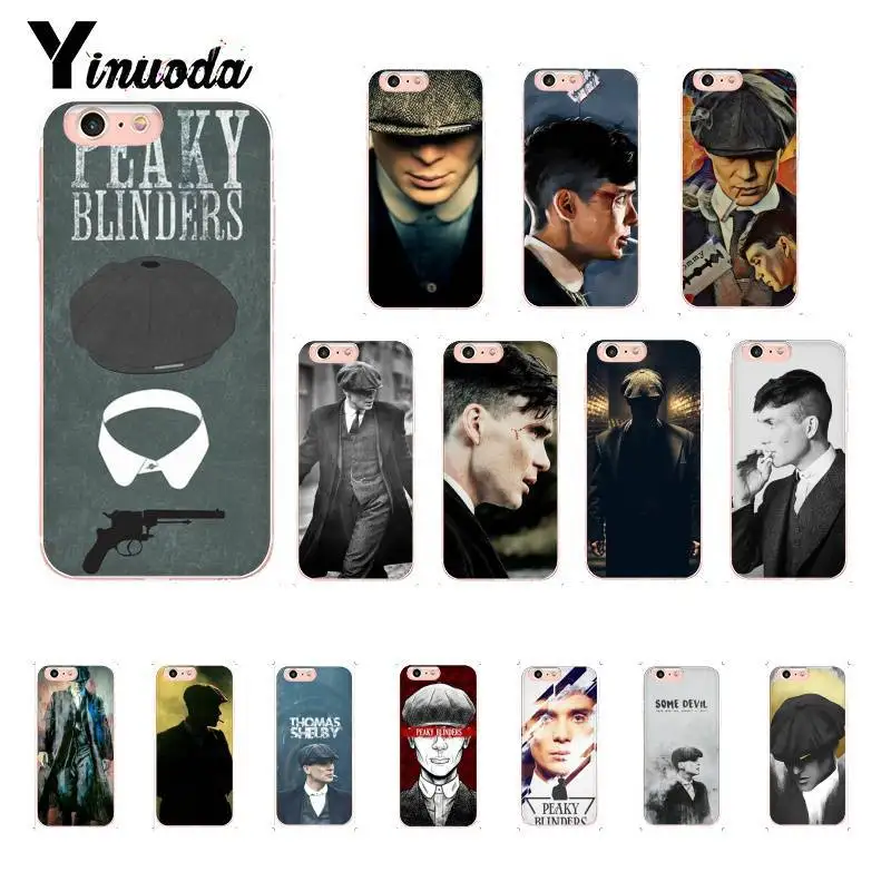 

Yinuoda Sharp Visors Coque PEAKY BLINDERS Pattern Soft Phone Case for iPhone 8 7 6 6S Plus X XS MAX 5 5S SE XR 11 11pro 11promax