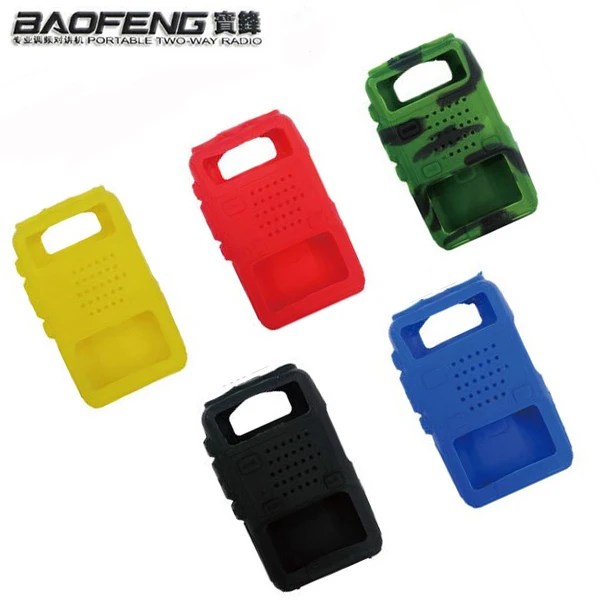 

NEW 2PCS Silicone Rubber Cover bumper BAOFENG UV-5R Case For Two Way Radio F8+ UV 5R UV-5RE DM-5R Walkie Talkie uv5r Accessories