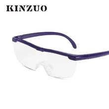 1,6 раз увеличительное стекло практичные очки для чтения для мужчин и женщин большое видение+ 250 прозрачные очки для чтения KINZUO 099