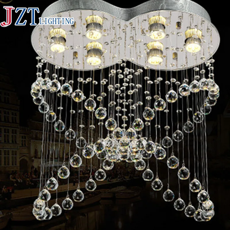 

J best price fashion luxury Modern Crystal droplight Aisle Lights Creative Lights Crystal Ceiling lamps fashion lighting