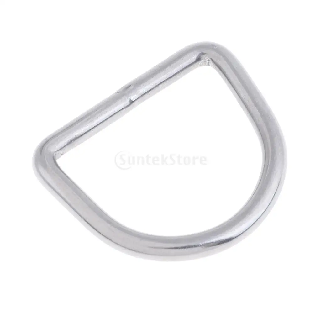Durable 316 Stainless Steel Welded D Ring Marine Boat Yacht Fishing Rigging Gear Kit - Corrosion Resistant. Strong. Lightweight