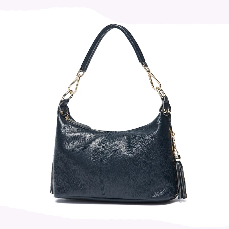 Zency натуральная кожа женская сумка с кисточкой модная женская сумка через плечо маленькая сумка