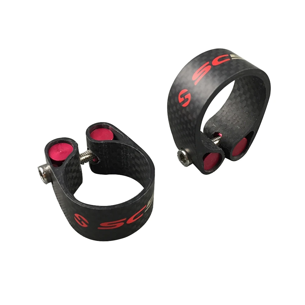 Buy Ultra light Carbon Fiber Seatpost Clamp MTB Road
