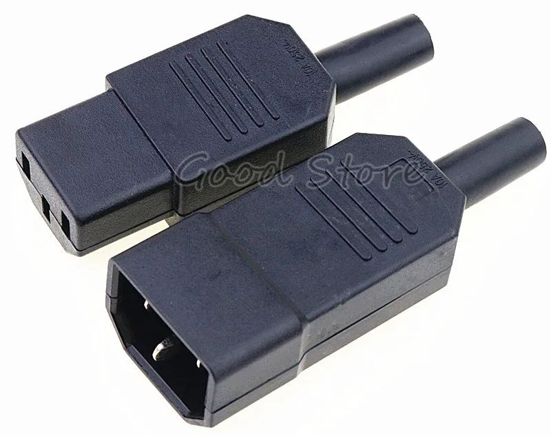 Новинка оптовая продажа цена 10A 250V черный IEC C13 с разъемом папа проводов Мощность