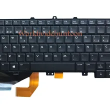 Высокое качество Испанский Клавиатура для ноутбука Dell Alienware M14X R3 клавиатура CN-0955T2 NSK-LB0BC SP Макет с подсветкой