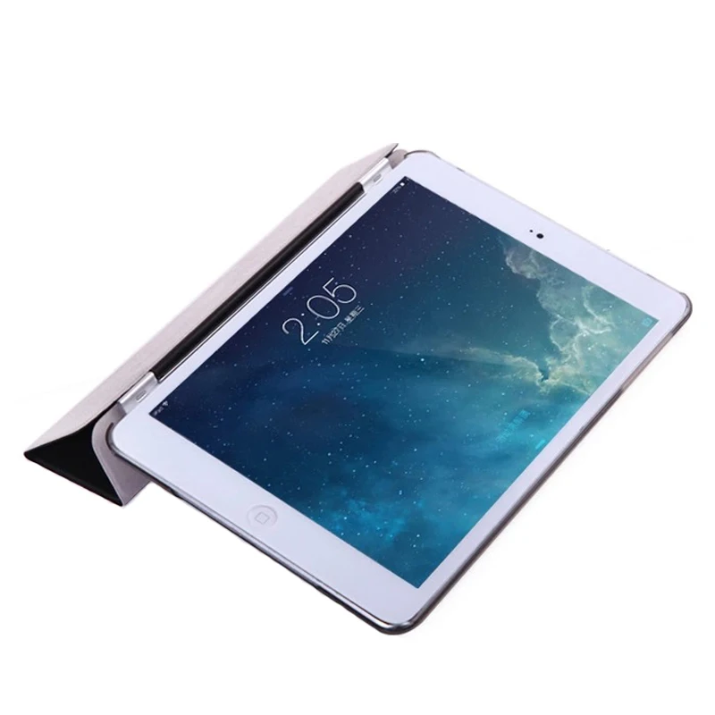 Ультра тонкий прозрачный назад Магнитная чехол для нового IPad 9 7 2017 2018 A1822 Смарт