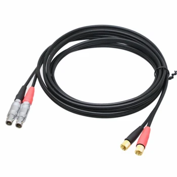 

Cable Dual Microdot MD plug to Lemo.FFA.0S C7 For Ultrasonic NDT TOFD USF GE Panametrics Krautkramer Flaw Detector 6.5FT