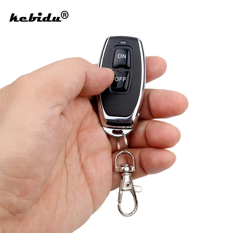 

kebidu 433Mhz Universal Wireless Remote Control Switch For AC 85V 110V 220V 1CH Relay Receiver Module RF 433 Mhz Remote Controls