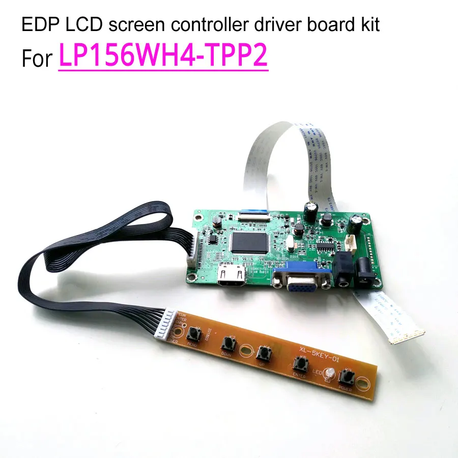 For LP156WH4 TPP2 1366 768 15 6 WLED 60Hz notebook LCD screen EDP 30 pin HDMI