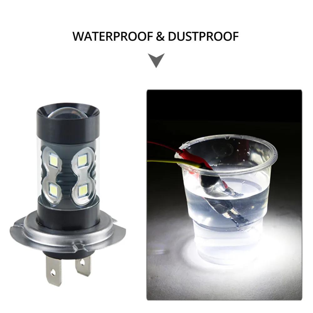 2 шт. Светодиодная лампа H11 Автомобильная противотуманная фара LED H8 9005/HB3 9006/HB4 H3 PSX24W