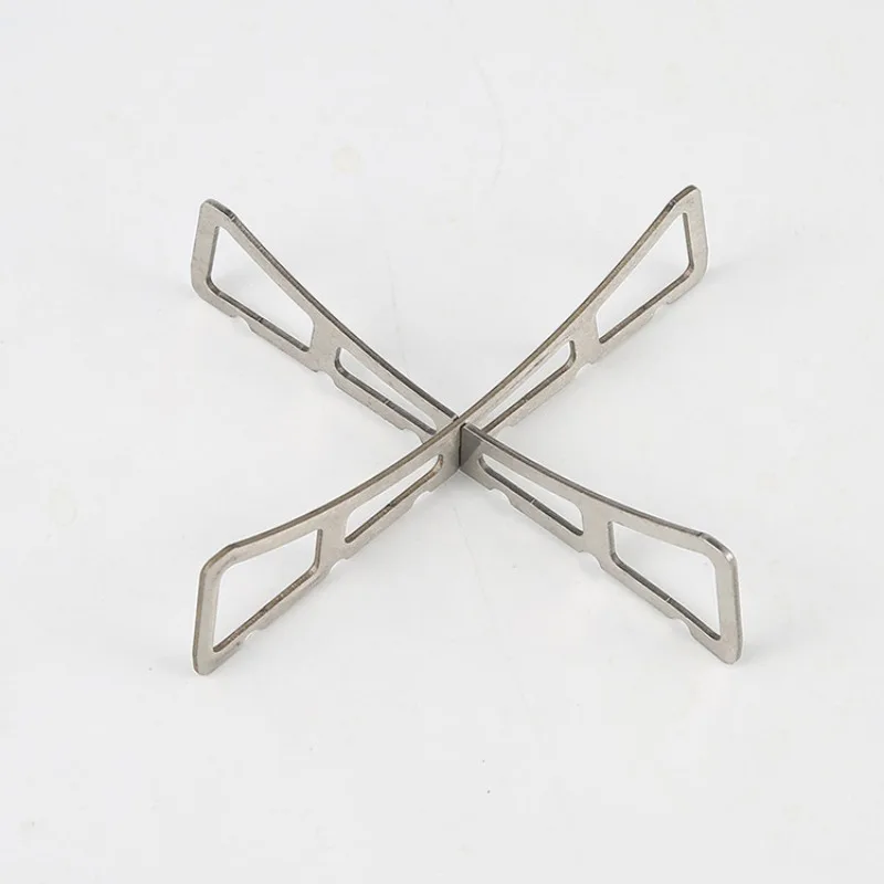 

Portable Cross Combination Outdoor Rack System Steaming Titanium/Stainless Stent Steel stove Stove Bracket Reactor Pot