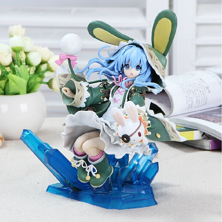 

Japanese animad Anime Dating War Date A Live PLUM Yoshino Recluse Hermit 1/7 PVC Action Figure Model Toy 21CM Free Shipping